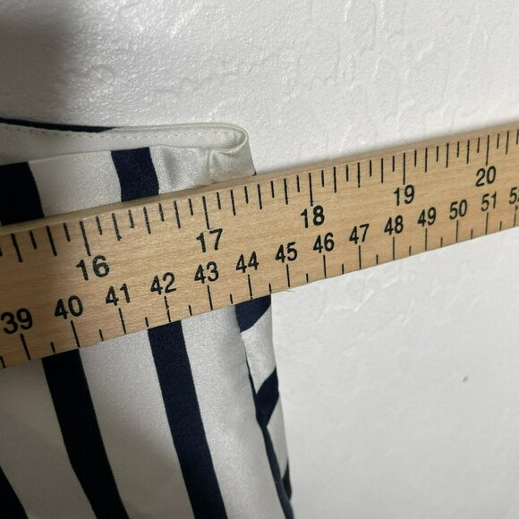 Cami NYC White Blue Stripe Kera 100% Silk Camisole Tank - Picture 9 of 10